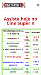 Mobile Screenshot of cinesuperk.com.br